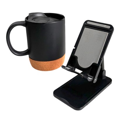 Ceramic Mug Phone Holder Gifts Set 