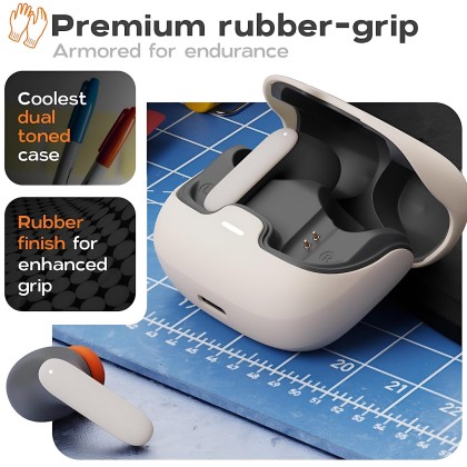 Premium Rubber Grip Bluetooth 5.3 Ear Phone
