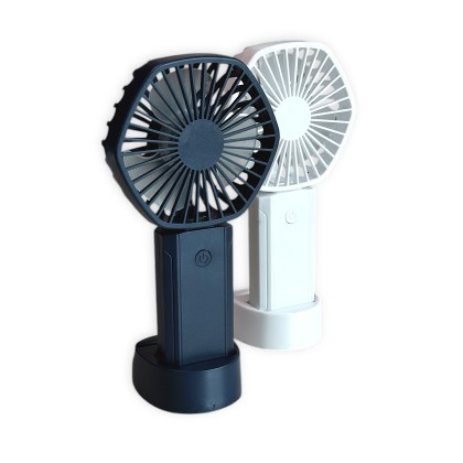 Portable Rechargeable Mini Hand Fan with Desktop Stand