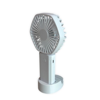 Portable Rechargeable Mini Hand Fan with Desktop Stand