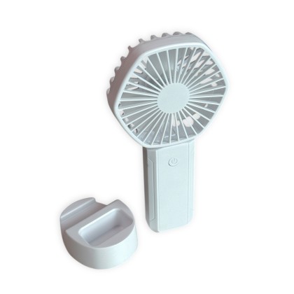 Portable Rechargeable Mini Hand Fan with Desktop Stand