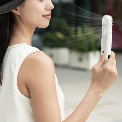 4-in-1 Rechargeable Neck Fan & Phone Stand – The Ultimate Promotional Gift