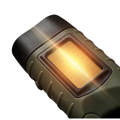 Solar Dynamo Torch Light with Carabiner – Custom Branded Power in Your Pocket