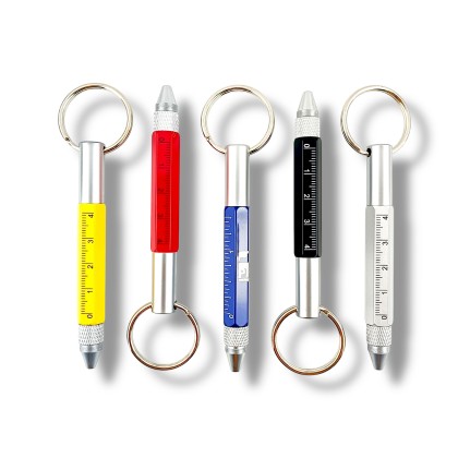 Custom Multifunction Metal Pen Keychain with Screwdriver 