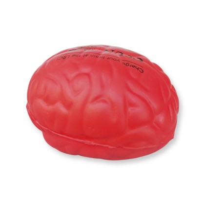 Brain Shape Stress Ball — Custom Logo Print 