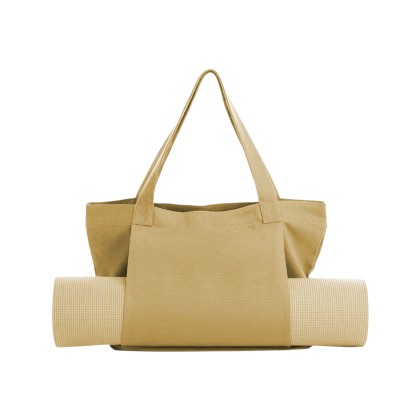 Canvas Yoga Mat Bag with Inner Zip Pocket