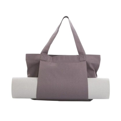 Canvas Yoga Mat Bag with Inner Zip Pocket