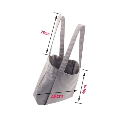 Canvas Yoga Mat Bag with Inner Zip Pocket