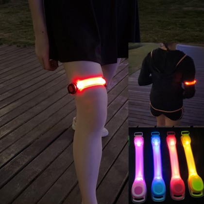 LED Safety Armband for Running & Cycling – Custom Printed with Logo