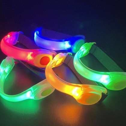 LED Safety Armband for Running & Cycling – Custom Printed with Logo