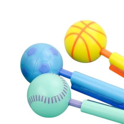 SpinTop Stress-Relief Pen – Custom Logo Ballpoint with Fidget Ball Top