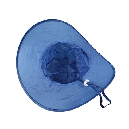 Customizable Foldable Nylon Hat in a Portable Pouch