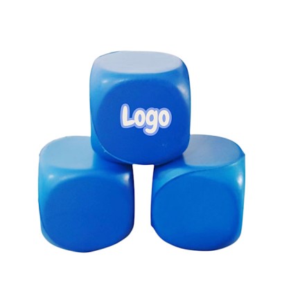 Customizable Dice-Shaped Stress Ball