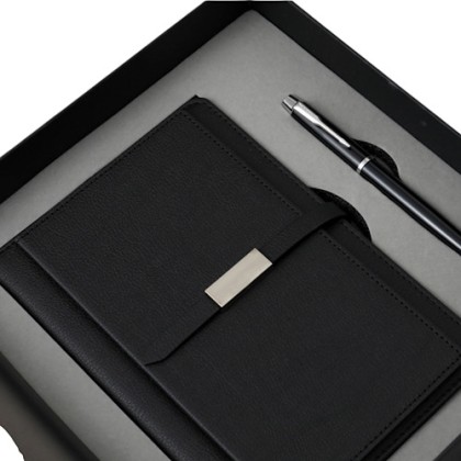 Premium 4-in-1 Executive Corporate Gift Set: Hydration, Writing, and Tech Essentials