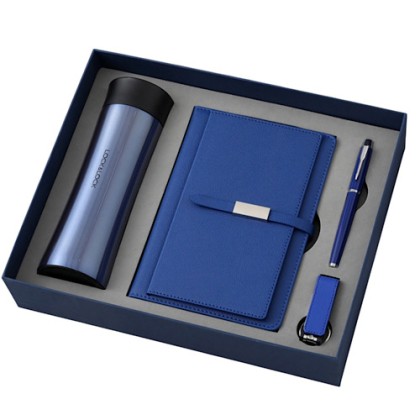 Premium 4-in-1 Executive Corporate Gift Set: Hydration, Writing, and Tech Essentials