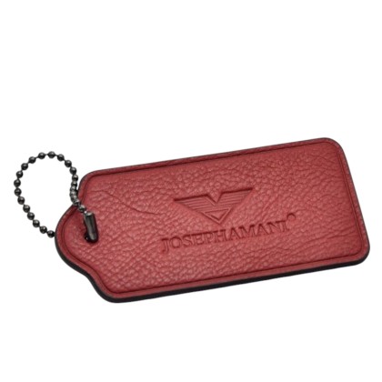 Customizable PU or Genuine Leather Keychains in Multiple Sizes