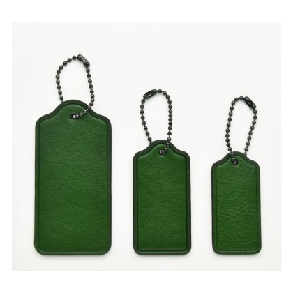 Customizable PU or Genuine Leather Keychains in Multiple Sizes