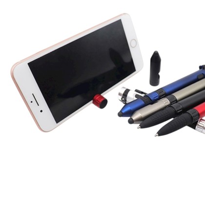 Customizable 6-in-1 Multipurpose Functional Pen with LED, Compass & Screwdrivers
