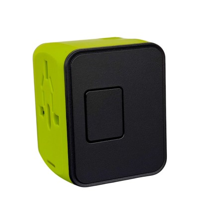 Customizable Universal Travel Adapter with 10A Fuse & LED Indicator