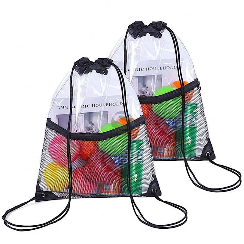 Customizable Transparent Drawstring Bag | Branded PVC Gift
