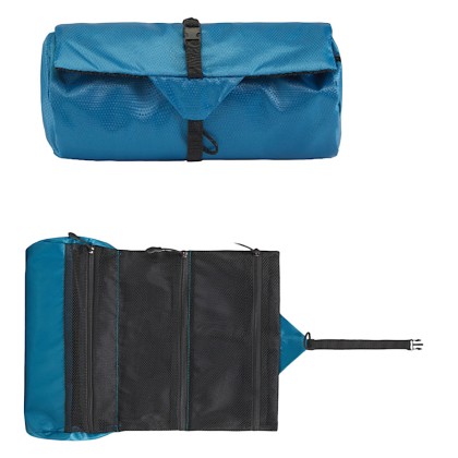 Customizable Travel Toiletries Pouch and Hanging Organizer