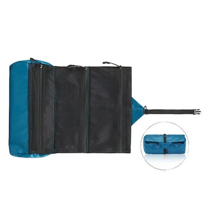 Customizable Travel Toiletries Pouch and Hanging Organizer
