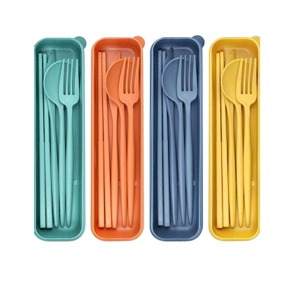 Customizable Eco-Friendly BPA-Free Cutlery Set with Branded Case