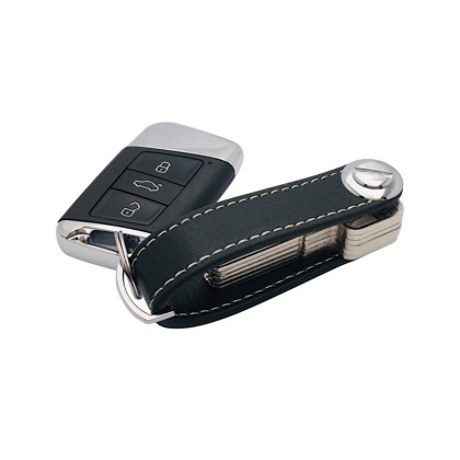 Premium Business Gift Set: Customizable PU Leather Card Coin Pouch & Key Organizer