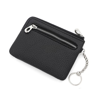 Premium Business Gift Set: Customizable PU Leather Card Coin Pouch & Key Organizer