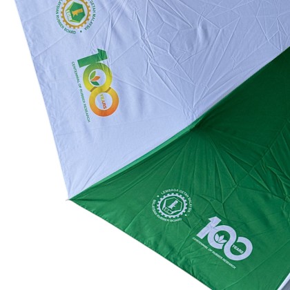 Customizable 24-Inch Automatic Foldable Umbrella with Black Coating and Durable Frame