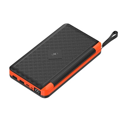 Customizable Industrial Style Outdoor Solar Power Bank (20000mAh, QC2.0, 12W)