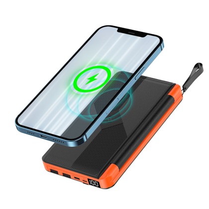 Customizable Industrial Style Outdoor Solar Power Bank (20000mAh, QC2.0, 12W)