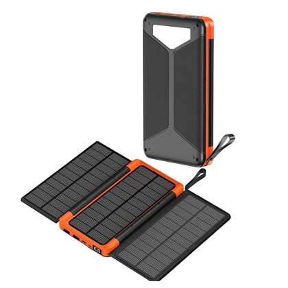 Customizable Industrial Style Outdoor Solar Power Bank (20000mAh, QC2.0, 12W)