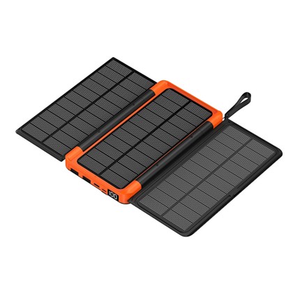 Customizable Industrial Style Outdoor Solar Power Bank (20000mAh, QC2.0, 12W)