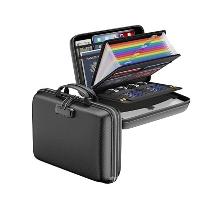 Premium Fireproof and Waterproof Document Briefcase with EVA & Silicone Fiberglass Construction