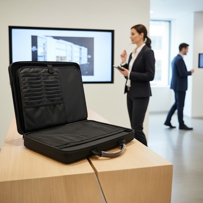 Premium Fireproof and Waterproof Document Briefcase with EVA & Silicone Fiberglass Construction