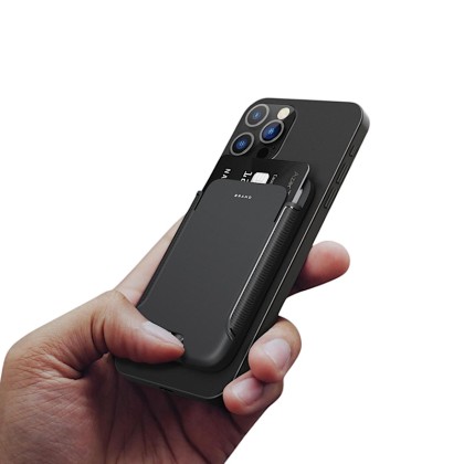 Premium MagSafe Magnetic Phone Wallet with 15°–175° Adjustable Kickstand