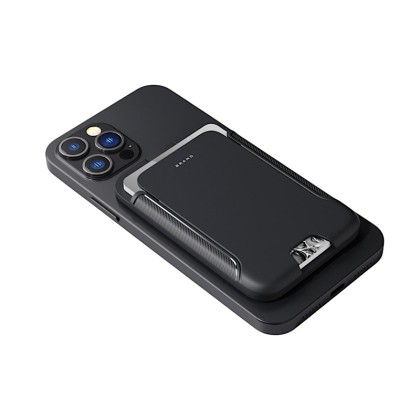 Premium MagSafe Magnetic Phone Wallet with 15°–175° Adjustable Kickstand