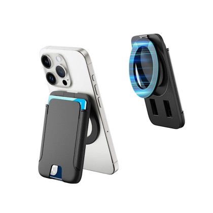 Premium MagSafe Magnetic Phone Wallet with 15°–175° Adjustable Kickstand