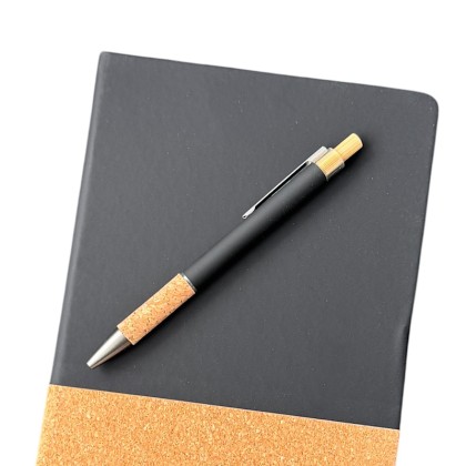 Premium 4-in-1 Executive Business Gift Set: Notebook, Ceramic Mug, Keychain & Metal Pen