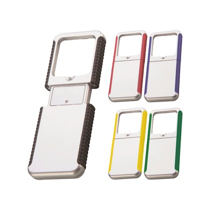Customizable Handheld Magnifying Glass with Integrated LED Illumination
