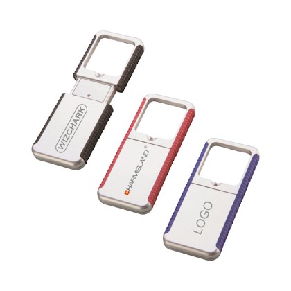 Customizable Handheld Magnifying Glass with Integrated LED Illumination