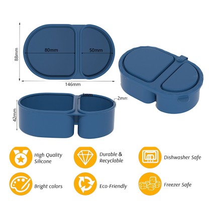 Premium 300ml Mini Food Container with Airtight Seal