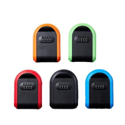 Durable 4-Digit Combination Wall-Mounted Weatherproof Key Lock Box