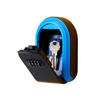 Durable 4-Digit Combination Wall-Mounted Weatherproof Key Lock Box