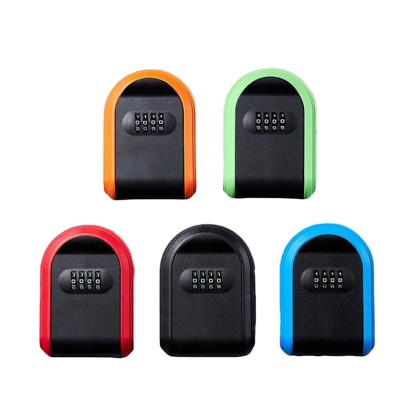 Durable 4-Digit Combination Wall-Mounted Weatherproof Key Lock Box