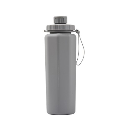 600ml Lightweight Foldable PP Drinking Bottle with Integrated Carry Loop