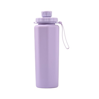 600ml Lightweight Foldable PP Drinking Bottle with Integrated Carry Loop