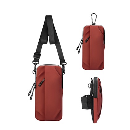 2-in-1 Waterproof Running Armband and Crossbody Sports Phone Holder