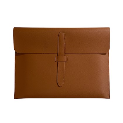 Executive A4 Business Portfolio in Premium PU Leather with Secure Zipper Closure